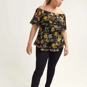 Love & Legend Floral Off Shoulder Top